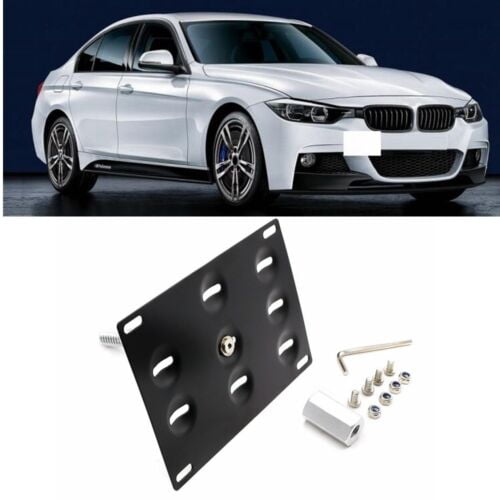 Tow Hook License Plate Bumper Mount Bracket for BMW F10 F11 F25 F26 3 4 5 Series