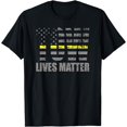thumbnail image 1 of Tow Lives Matter Thin Yellow Line Tow Truck Driver Shirt, 1 of 3