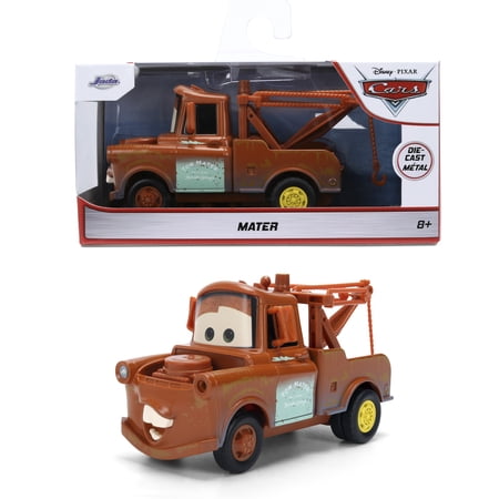 Disney Pixar Cars Tow Mater Hollywood Rides Die-Cast Vehicle 1:32 Scale Truck by Jada Toys – Rusty Tow Truck, Display Model