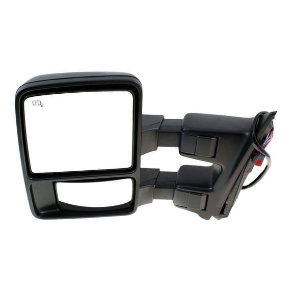 Tow Mirror For F250 F350 F450 F550 SuperDuty Left Side Power Fold Heated Glass