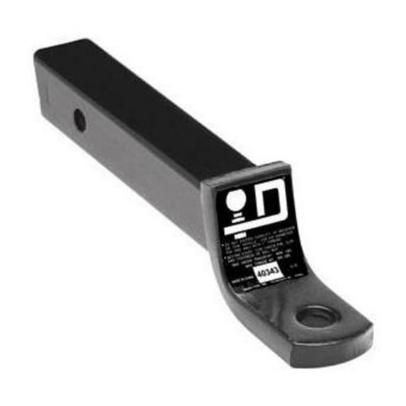 Tow Ready 40346 Class III Receiver Hitch Ball Mount - 1in. Hole, 6in. Drop - 4 3/4in. Rise
