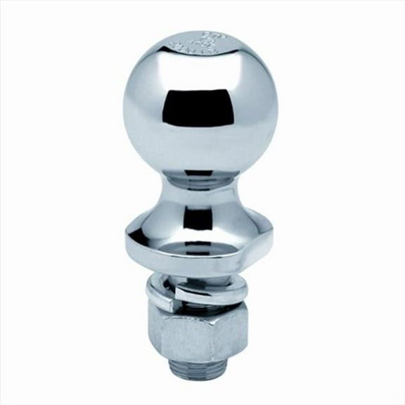 Tow Ready  Hitch Ball- 1.87 x 0.75 x 1.5 In. 2- 000 Lbs. GTW Chrome- 1.88 x 1.88 x 4.12 in.