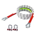 thumbnail image 1 of Tow Rope, 10 Ton Capacity, High Strength with Safety Hooks for Vehicle Recovery, 1 of 11