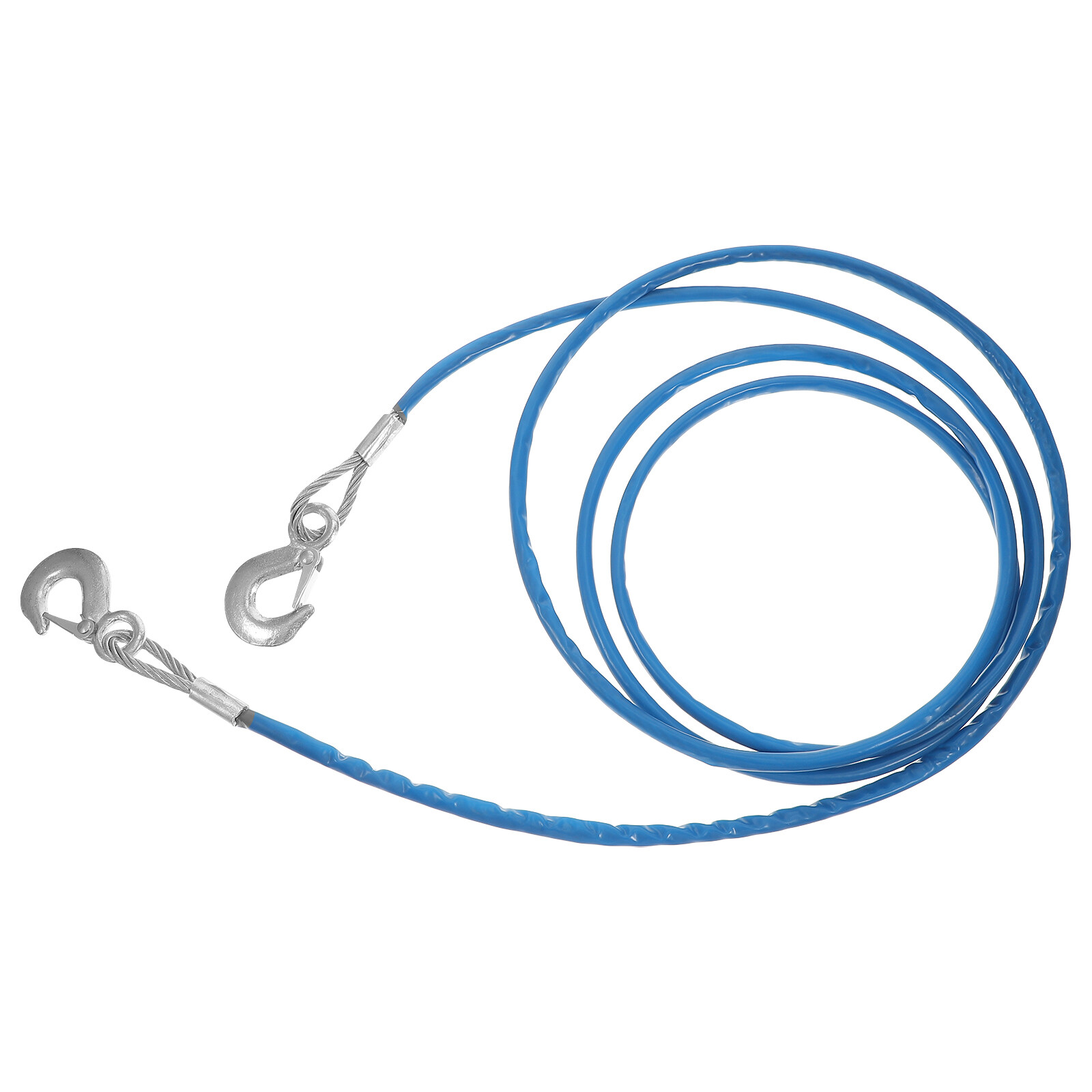 Tow Rope Cable with Hooks Trailer Strap Truck Equipment Traction Strip