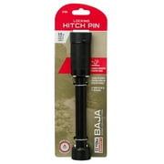 Tow Smart Barrel Receiver Lock, 1/2in and 5/8in Pin, 4in Span, Black, 7305, Includes 2 Keys