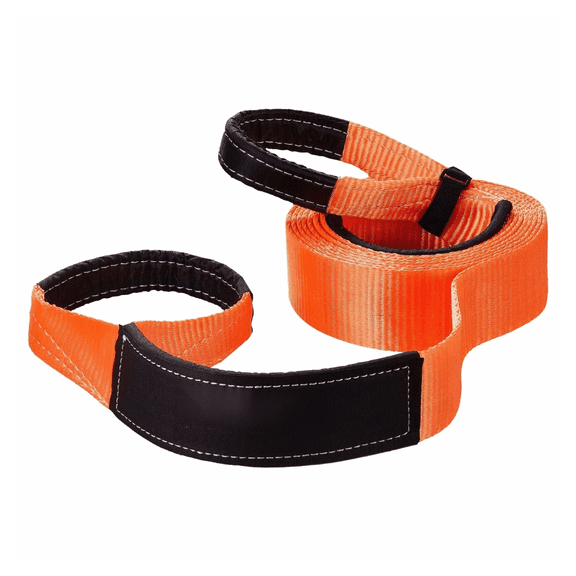 Tow Strap 36000 lbs 20ft Heavy Duty - Recovery Rope with D-Ring Shackles