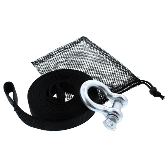 Tow Strap Package for Polaris General Heavy Duty Black 5000 LBS Tensile Strength