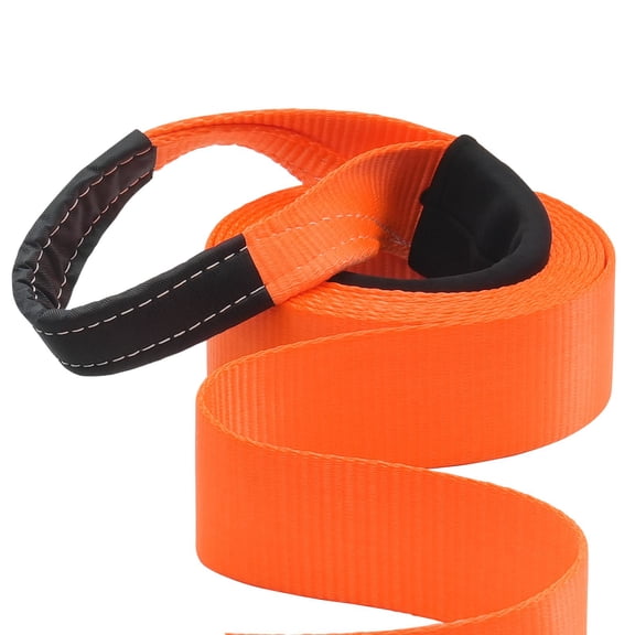 Tow Strap Recovery Kit, 3 in x 30 ft Heavy 36000 lbs Winch Strap with D-Ring Shackles & Bag for Truck SUV Off-Road