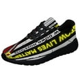 thumbnail image 1 of Tow Truck Driver American flag Shoes Sneakers Black Size 5, 1 of 7