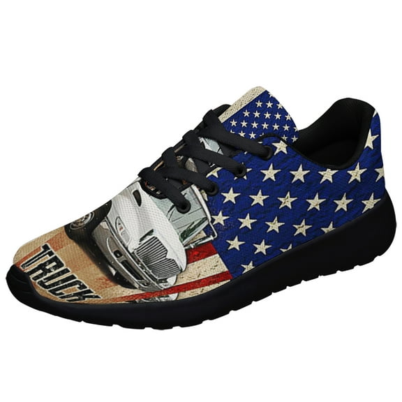 Tow Truck Driver Shoes Sneakers Black Size 3.5