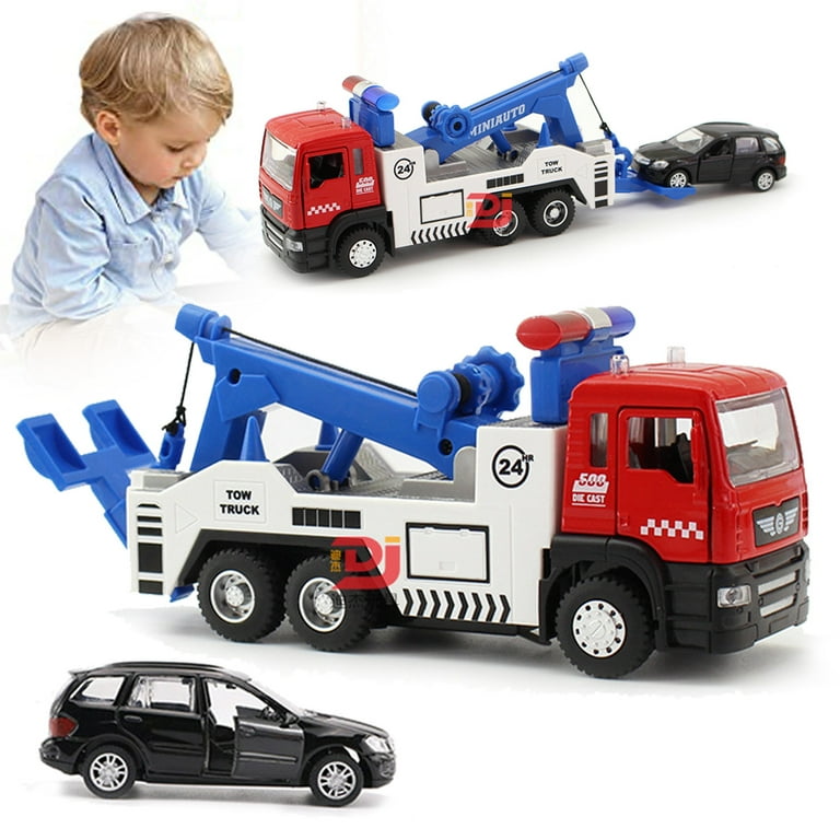 Metal toy cheap tow truck