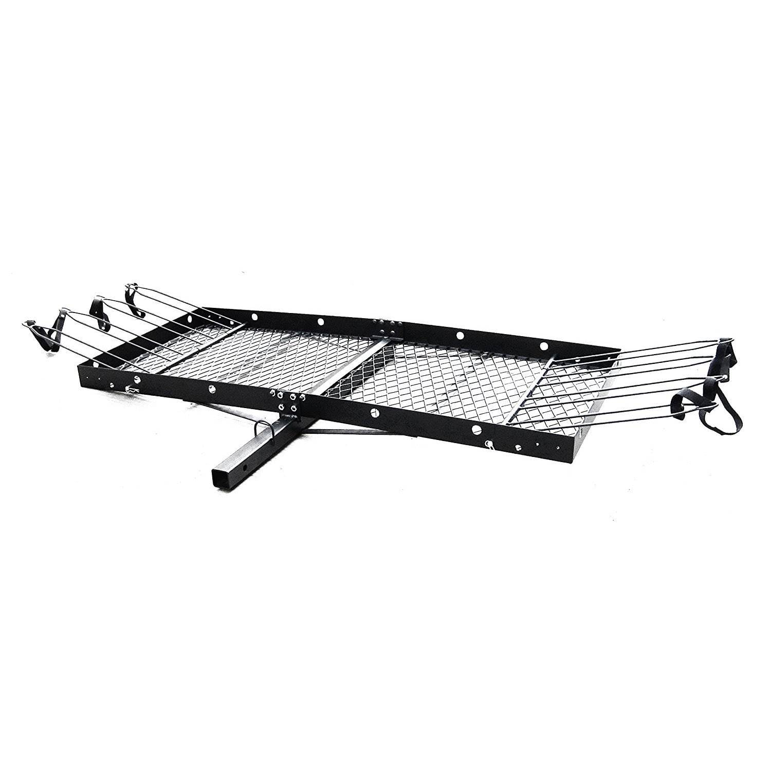 Tow Tuff 62 Inch Steel Cargo Carrier and Bike Rack Hitch Car Vehicle Bicycle Mount Hauler Fits 2 Inch Receivers Walmart