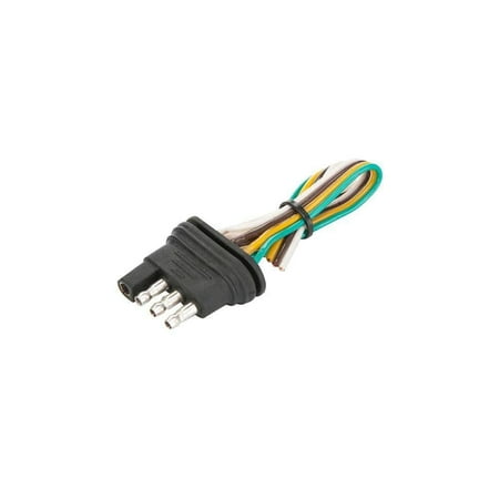 TowSmart 4-Way Flat Trailer Light Wiring Connector, 12"