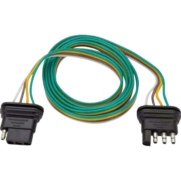 TowSmart 60 In. 18 Ga. 4-Way Flat Loop Connector Trailer Light Wiring Kit 1434