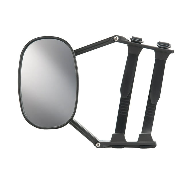 TowSmart 7283 Heavy Duty Clipon Adjustable Towing Mirror, Black