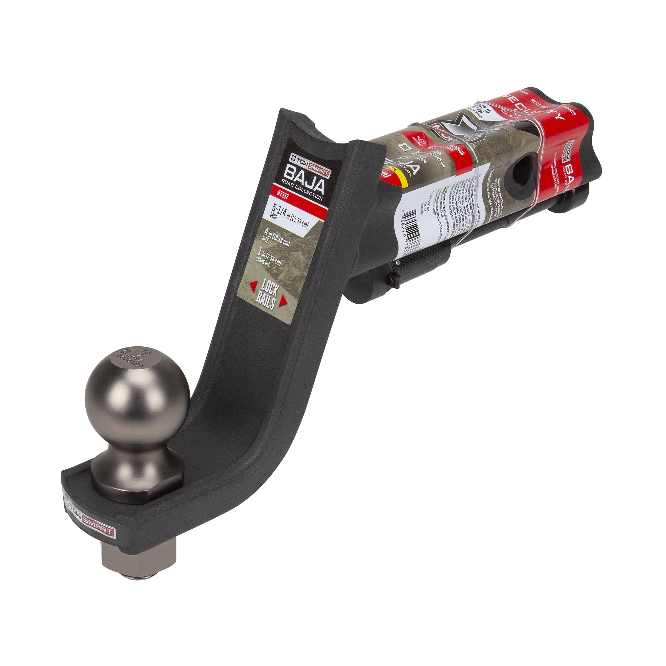 TowSmart BAJA Ball Hitch Towing X Mount Security Kit, Class III, 2in