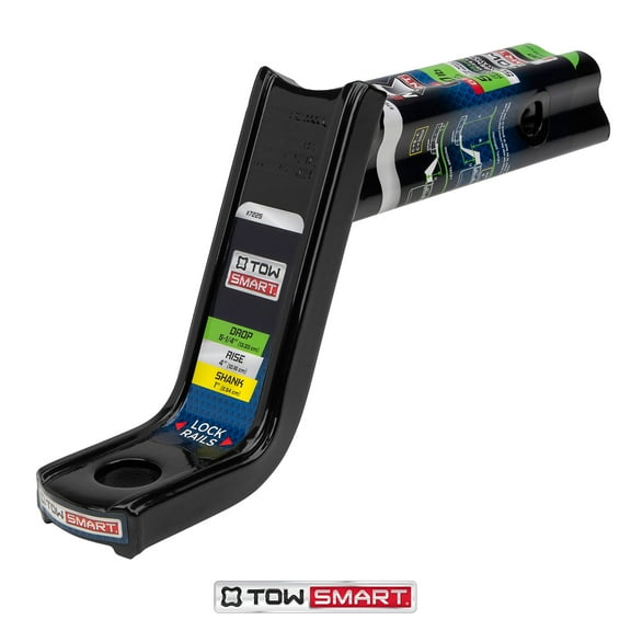 TowSmart Hitch Towing X Mount, Class III, 5.25in Drop, 4in Rise, 1in Shank, 7225, 5000lb, 1 Each