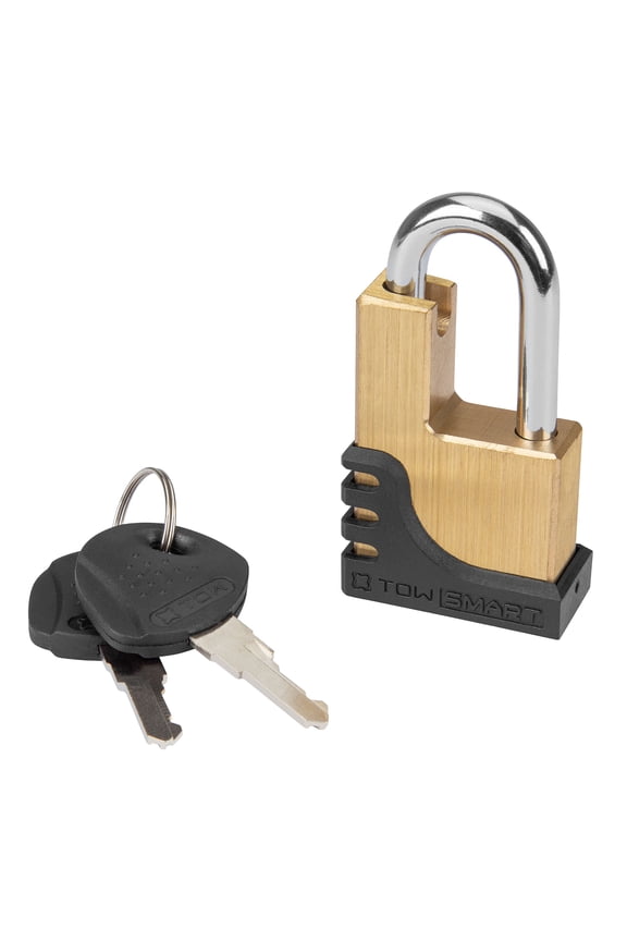 Premium Coupler Lock with 2 Keys, Brass, 732