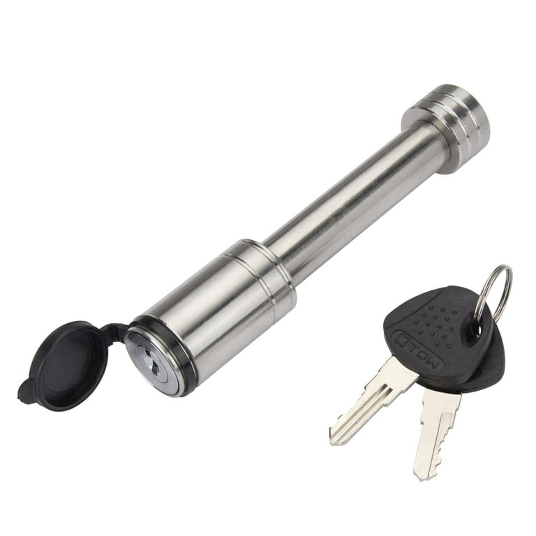TowSmart Stainless Barrel Style Receiver Lock (Sleeved) TowSmart Stainless Barrel Style Receiver Lock (Sleeved)