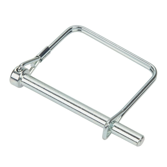 TowSmart Trailer Coupler Safety Pin, Quick Latch, 1/4in Pin, 2-3/4in Span, Zinc Plated Steel, 7366