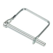 TowSmart Trailer Coupler Safety Pin, Quick Latch, 1/4in Pin, 2-3/4in Span, Zinc Plated Steel, 7366