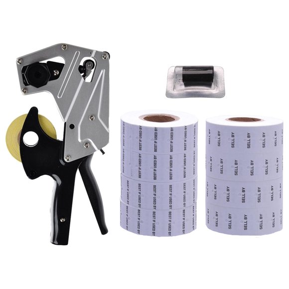 Towa Sumurai GS Label Gun - 6-Digit Manual Tag Maker For 21mm X 12mm Labels