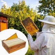 Towallmark 10 Frame Medium Super Bee Hive Box,&nbsp;Langstroth Compatible Honey Production, Premium Cedarwood Construction With Beeswax Coating