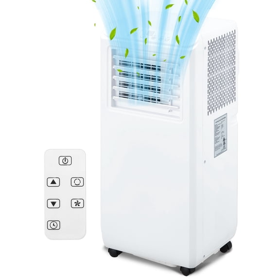 Towallmark 10000 BTU Portable Air Conditioner - 3-in-1 Cooling, Fan & Dehumidifier with Remote Control, for Rooms up to 400 Sq.Ft, 24H Timer, Ultra-Quiet (as low as 50dB), Includes Window Vent Kit