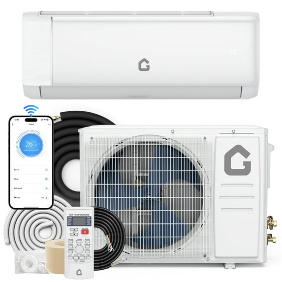 Towallmark 12000BTU Mini Split Air Conditioner& Heater, 21 SEER2 230V Wall-Mounted Ductless AC Unit Cools Rooms up to 750 Sq. Ft, Energy Efficient Inverter AC with Heat Pump & Installation Kit