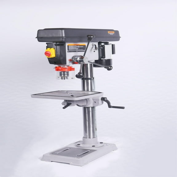 Towallmark 15 in Benchtop Drill Press, 7.5 Amp 120V Pure Copper Motor, 288-3084 RPM Variable Speed Cast Iron Bench Drill Press, 0-45°Tilting Worktable, Tabletop Drilling Machine for Wood Metal