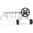 thumbnail image 1 of Towallmark 21 Ft Aluminum Pool Cover Reel System, Heavy Duty Solar Cover Reel With Hand Crank, 6 Straps & Clips, Rust Proof Wheels, Fits Inground Rectangular Kidney Oyster Pools, 1 of 7