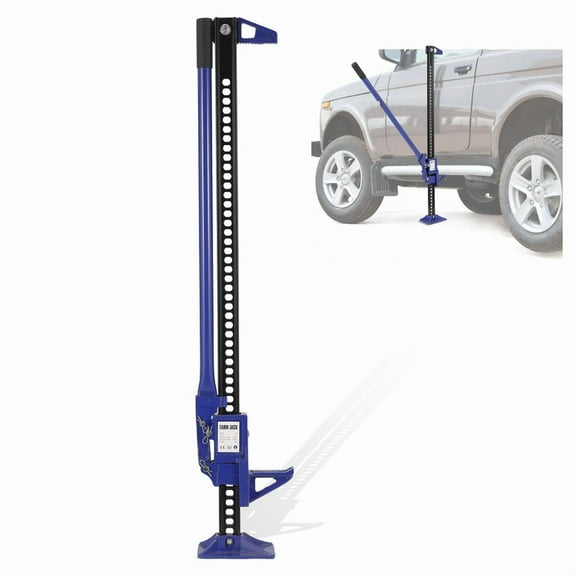 Towallmark 3 Ton 7000LBS Farm Jack, 48 Inch Heavy Duty Ratcheting Utility Jack, Off Road Hydraulic Lift For Tractors Trucks SUVs, Automotive Repair & Trail Recovery Equipment