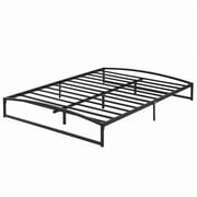 Towallmark 6 Inch Queen Bed Frame, Metal Platform Bed Frame Queen Size, Heavy Duty No Box Spring Needed, Under Bed Storage Space, Black
