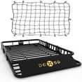 thumbnail image 1 of Towallmark 64 x 39 Inch Roof Rack Basket, Cargo Carrier, SUV Roof Rack, 200LBS Capacity with Cargo Net and Extension for Trucks SUVs Vehicles Camping, 1 of 8