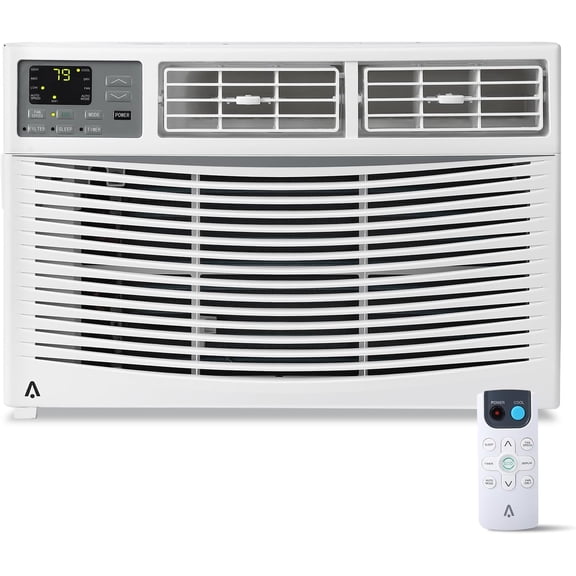 Towallmark 8,000 Btu Window Air Conditioner, Cools Up to 350 Sq. Ft with Cooling, 3 Fan Speed, Window-Mounted Room Ac Window Unit with Remote, Easy Install Kit for Home