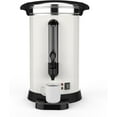 thumbnail image 1 of Towallmark 120 Cups Coffee Urn,18L/4.8 Gallon Double Wall Commerical Coffee Maker for Buffet Catering Wedding Gathering,Large Capacity Hot Coffee Dispenser,Stainless Steel Hot Water Urn, 1 of 5