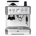 thumbnail image 1 of Towallmark All-In-One Espresso Machine with Milk Frother & Grinder - 15 Bar Automatic Coffee Maker with Italian ULKA Pump, 2.5L Water Tank, Brushed Stainless Steel for Home and Office, 1 of 7