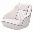 thumbnail image 1 of Towallmark Boat Captain Chair, Pontoon Boat Seats, Captains Chairs with Ergonomic Design, Compression Foam Padding and Molded Frame for Standard Mounting, 1 of 7