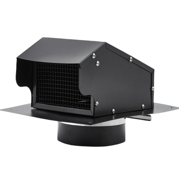 Towallmark Chimney Cap with Screen, Round Roof Rain Chimney Cover, Stainless Steel Fireplace Exhaust Cap, Adjustable Roof Cap for Vent