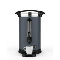 Towallmark Commercial Coffee Urn 100 Cup ,14 L/3.8 gal Double Wall Stainless Steel Coffee Dispenser Fast Brew