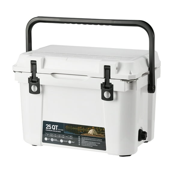 Towallmark Cooler Insulated 20Qt Personal For Hot Food Ice Ice Chest Small Hard For Fishing Boat Camping Outdoor