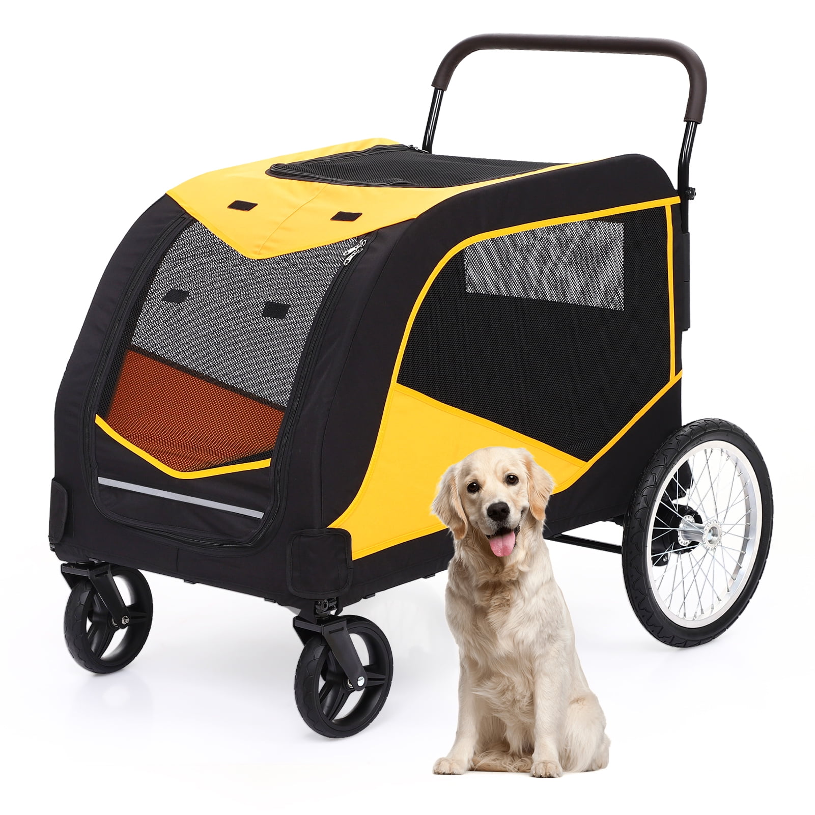 Towallmark Dog Stroller for Large Pet Foldable Jogger Stroller for 2