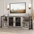 thumbnail image 1 of Towallmark Durable Television Stand, MDF Board Metal Gray, 63.00 x 18.30 x 25.00", 84 lbs, 1 of 8