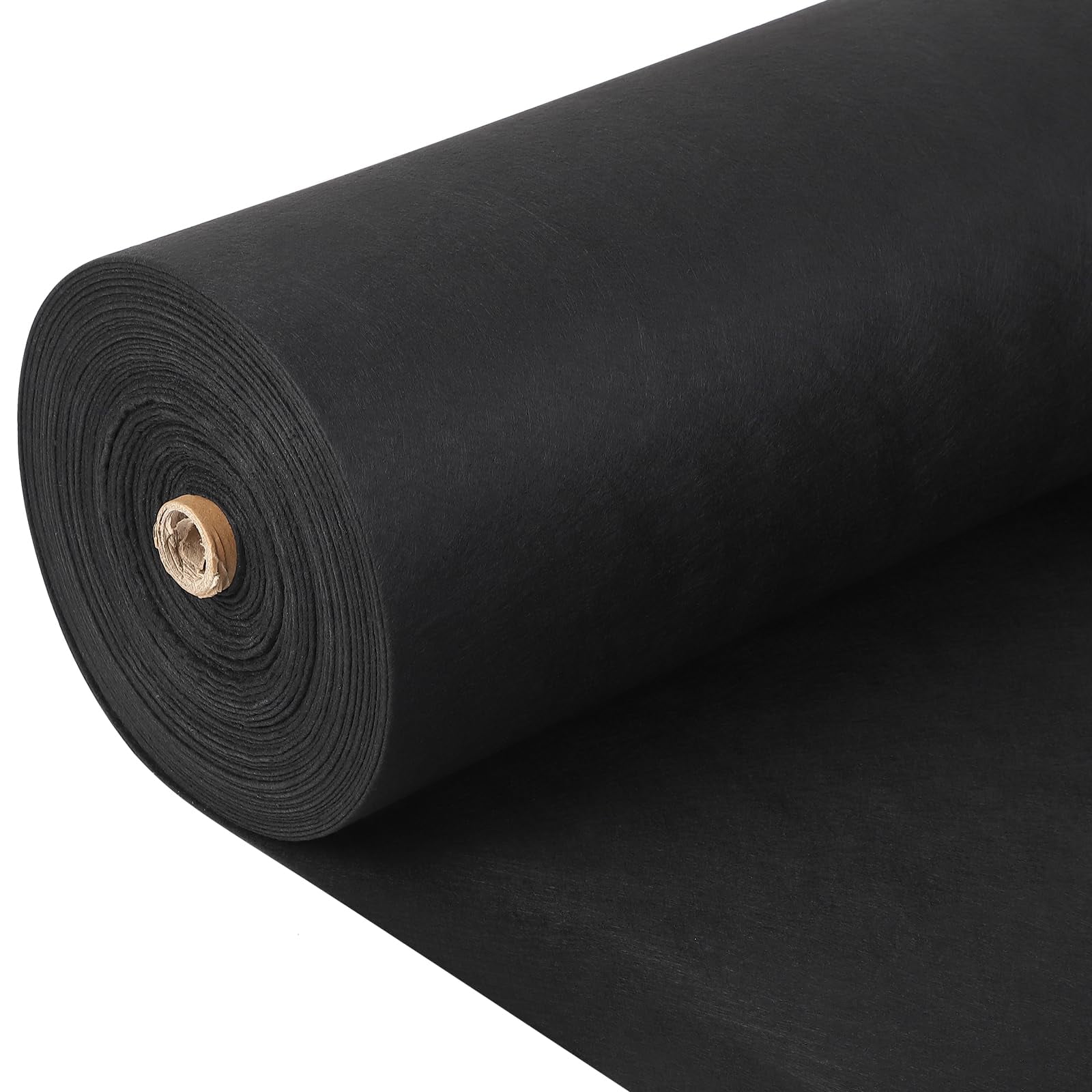 Towallmark Heavy-Duty Geotextile Weed Barrier Fabric, Black