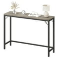 thumbnail image 1 of Towallmark Grey Console Table, Narrow Sofa Table, 39.4" Behind Couch Table for Living Room,Industrial Hallway Table for Entryway -Grey, 1 of 7