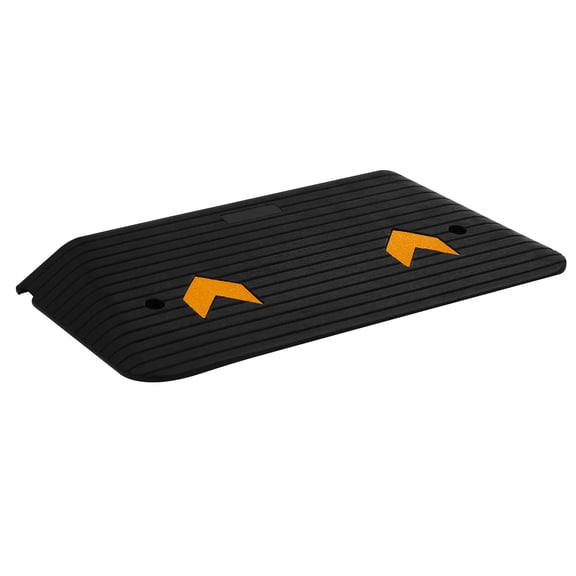 Towallmark Heavy-Duty Rubber Threshold Ramp, 3" Rise, 35.5" x 18" x 3", Non-Slip Cuttable Portable Doorway & Curb Ramp, 33,000 lb Capacity, for Wheelchairs & Scooters