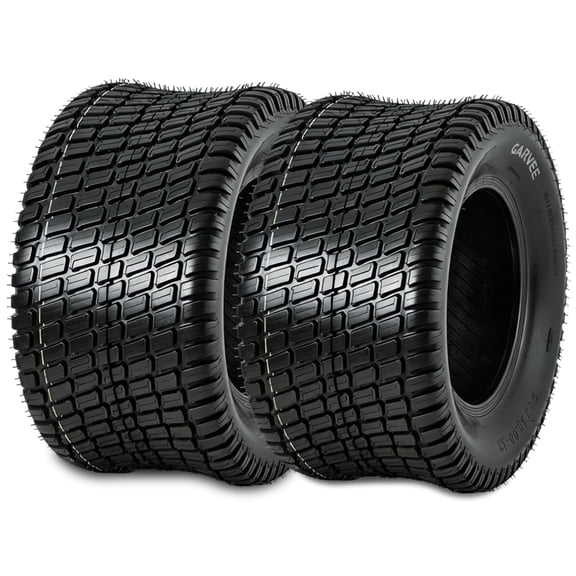 Towallmark Heavy Duty Turf Tire Set for Golf Cart & Lawn Equipment - 24x12-12, 4 Ply, Tubeless, 1700 lbs Load, Heavy Duty Traction, Fits 12" Rim, Replacement for Lawn Mower, Garden Tractor, Cart