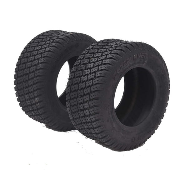 Towallmark Lawn Mower Tire & Tractor Turf Tire & Garden Tire, Four-Ply Rated, Non-Directional, Tubeless Tire - 15x6.00-6 Lawn Mower Tire & Tractor Turf Tire & Garden Tire