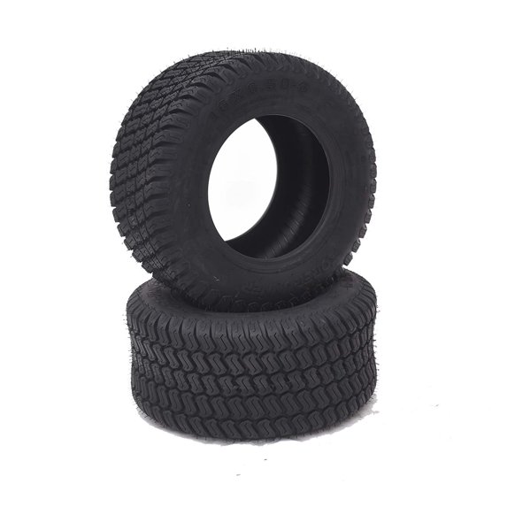 Towallmark Lawn Mower Tire & Tractor Turf Tire & Garden Tire, Four-Ply Rated, Non-Directional, Tubeless Tire - 13x5.00-6 Lawn Mower Tire & Tractor Turf Tire & Garden Tire