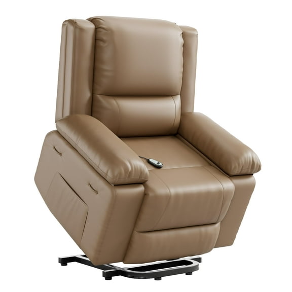 Towallmark Massage Chair Full Body,Leather Power Lift Recliner w/Massage and Heat for Elderly, Recliner Chairs with Pockets for Living Room